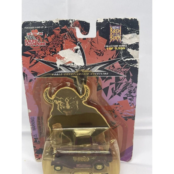 Psychosis WCW Nitro-Street Rods Die Cast Car Damaged Packaging 1 of 9,999 New - Picture 3 of 9